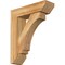 Ekena Millwork Imperial Slat Rough Sawn Bracket w/ Offset Brace, Western Red Cedar, 6"W x 20"D x 24"H BKT0604X20X24IMP06RWR - alternate 1